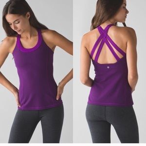 Lululemon Enhearten Tank Wee Stripe Tender Violet